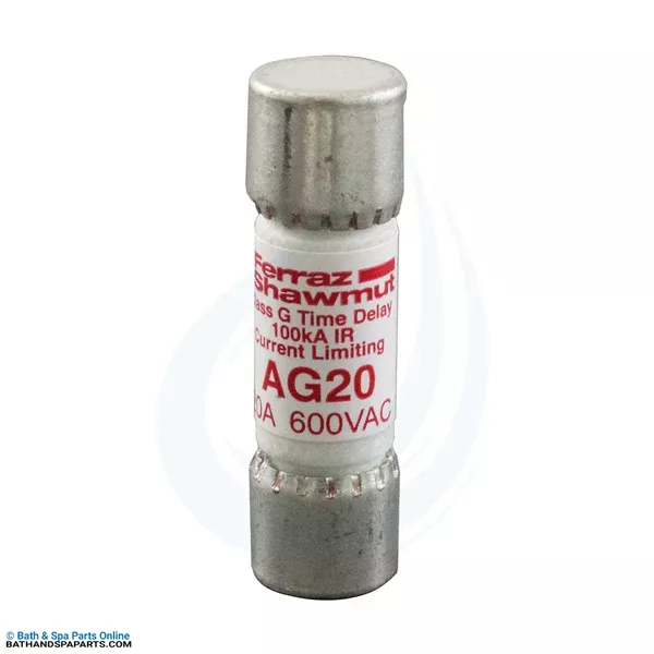 Mersen Time Delay Fuse [20A, Class G, 600V] (AG20)