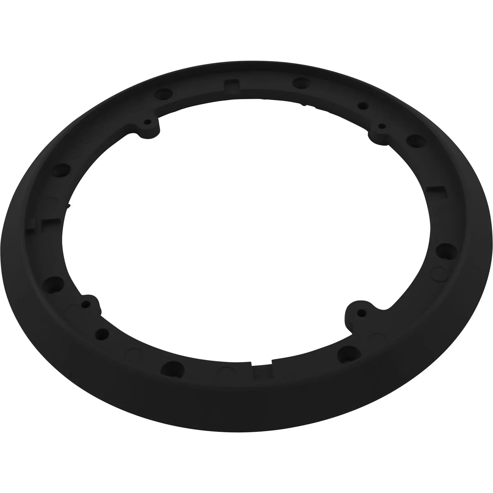 Mounting Plate, Waterway Main Drain Vinyl, 8" Round, Black : 642-2091