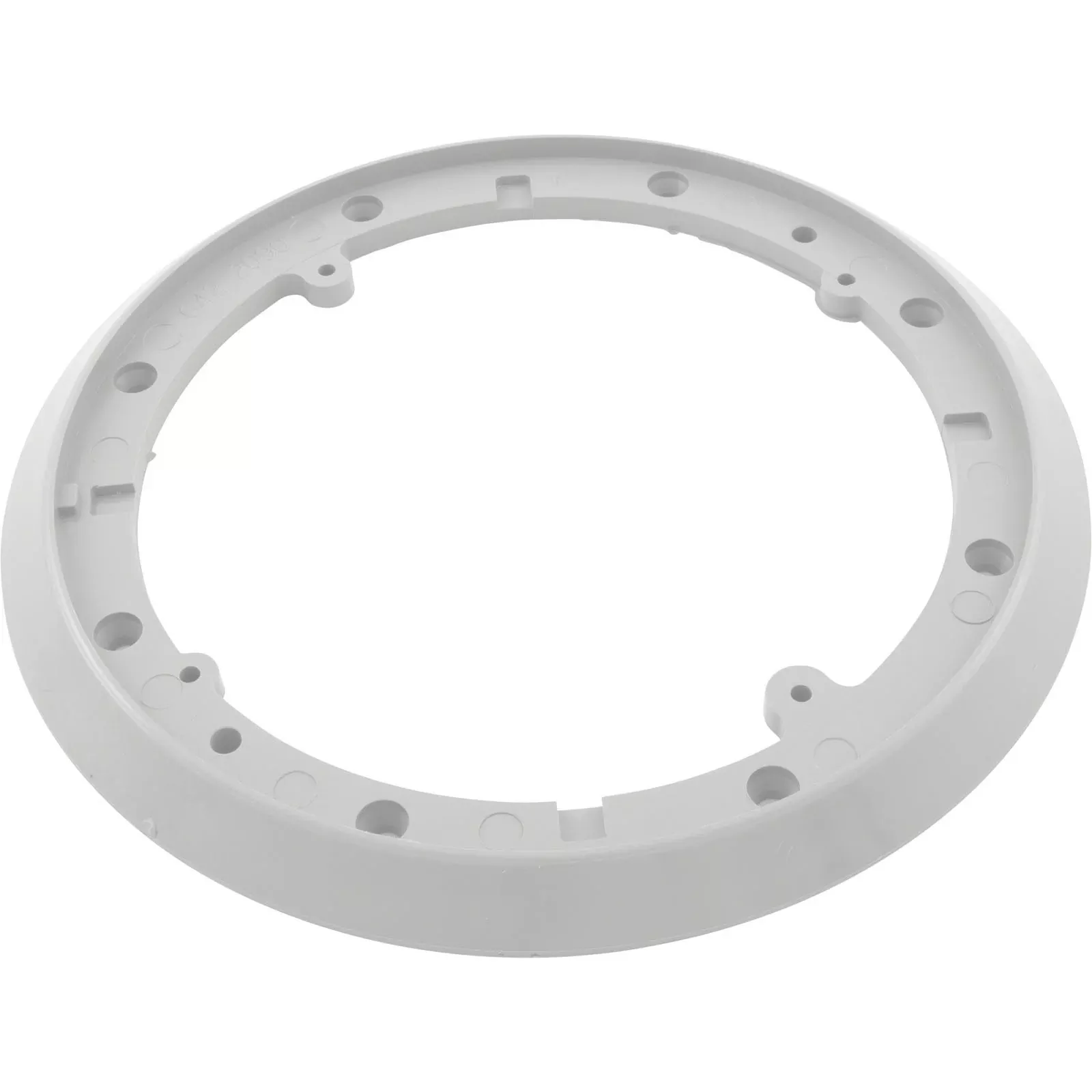 Mounting Plate, Waterway Main Drain Vinyl, 8" Round, White : 642-2090