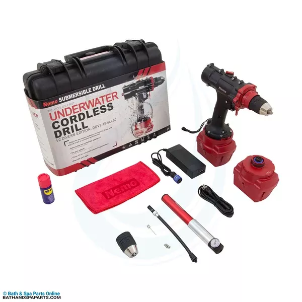Nemo Diver Model Underwater Drill [164 ft Depth] [6Ah] (DD-18V-6Li-50)