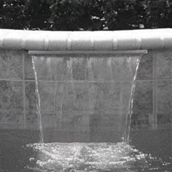 Nexxus Oasis Sheer Waterfall 36″ Wide with 9″ Extended Lip