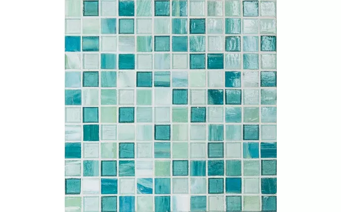 NPT 1″ x 1″ Santorini Tile Cerulean Aqua SAN-AQUA
