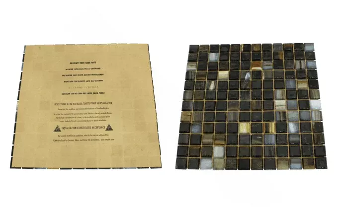 NPT 1″ x 1″ Santorini Tile Umbria Black SAN-BLACK