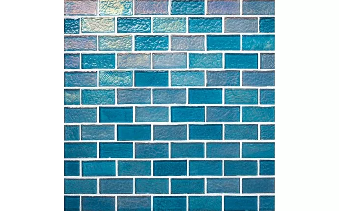 NPT 1″ x 2″ Sea Ice Tile Lagoon ICE-LAGOON1X2