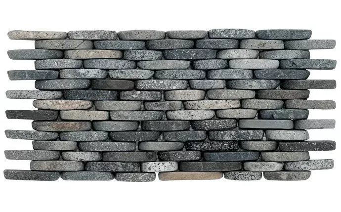 NPT 5 7/8″ x 11 5/8″ River Rocks Tile Blend Stacked Java RVK-JAVA BLEND STK
