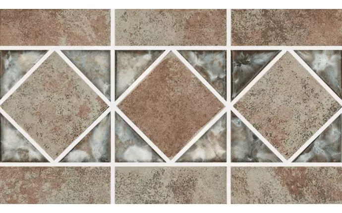 NPT DKB355 Dakota Tile Border Wheat