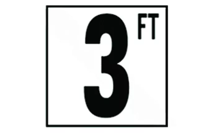 NPT DM51-2030 5″ Smooth 3 Ft Depth Marker