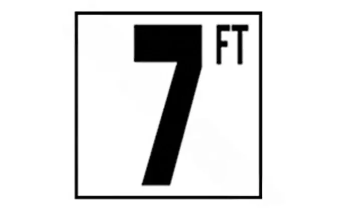 NPT DM51-2070 5" Smooth 7 Ft Depth Marker