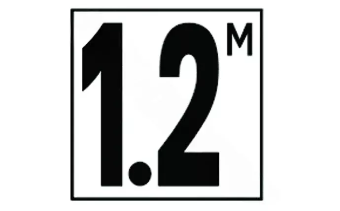 NPT DM51-517 5″ Smooth Metric 1.2M Depth Marker