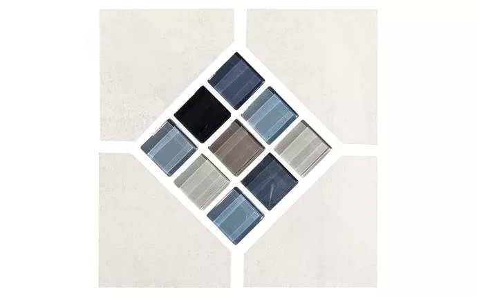 NPT ELE-GYPSUM DECO 6″ x 6″ Elements Stone Look Tile White Deco