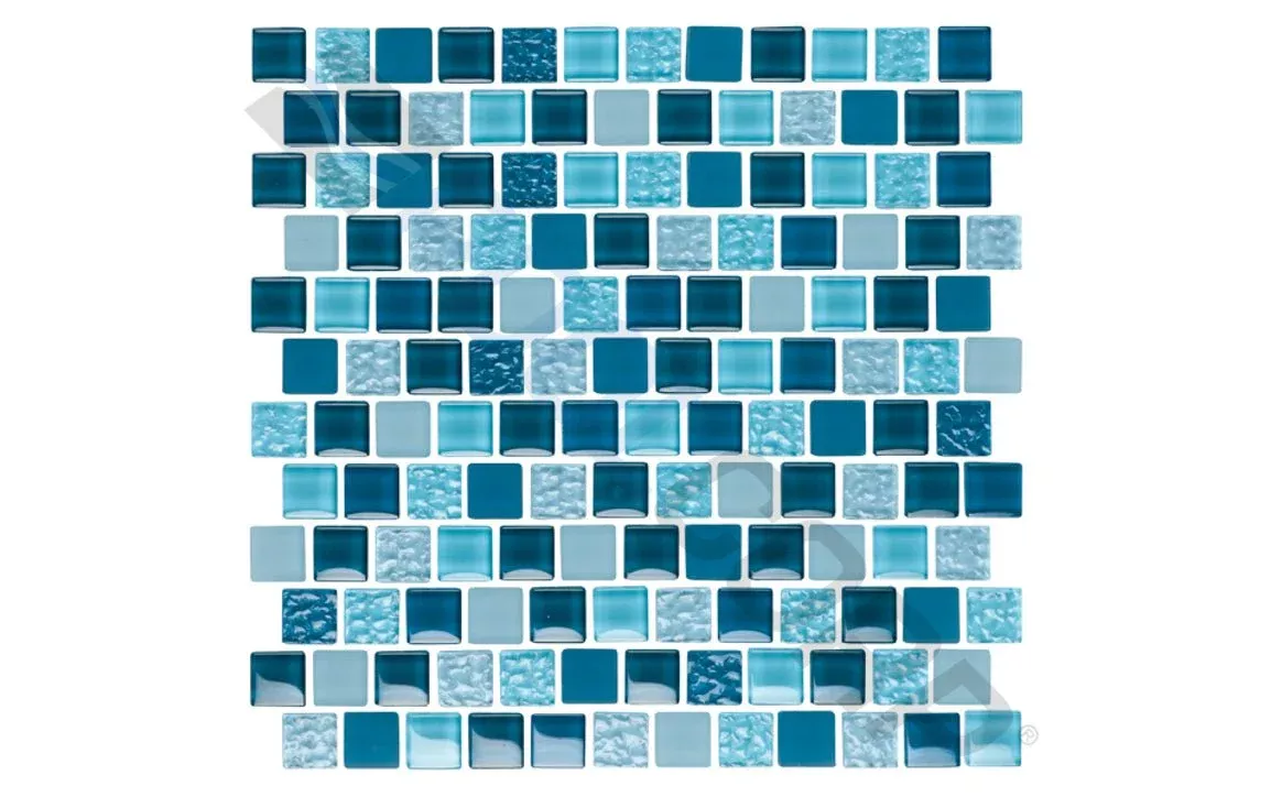 NPT ES-IMPERIAL1X1 1" x 1" Essence Glass Tile Imperial Blue