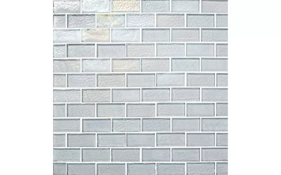 NPT ICE-SILVER1X2 1″ x 2″ Sea Ice Tile Silver