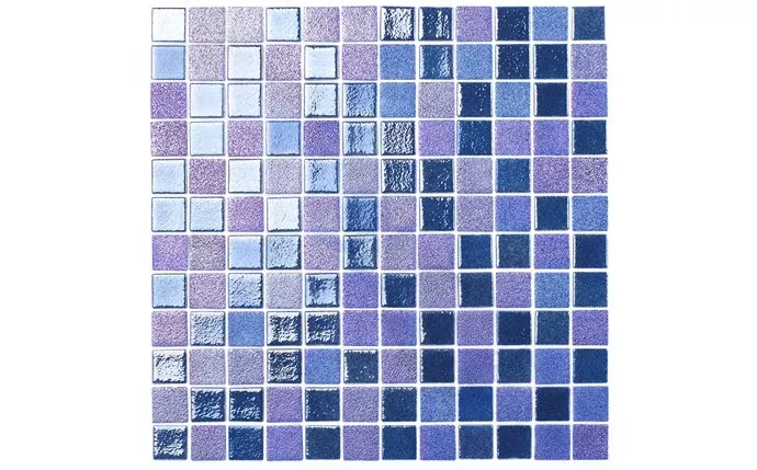 NPT OPL-AZURE1X1 1" x 1" Opal Azure Blue Pool Tile