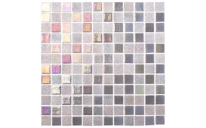 NPT OPL-GREY1X1 1" x 1" Opal Steel Gray Pool Tile