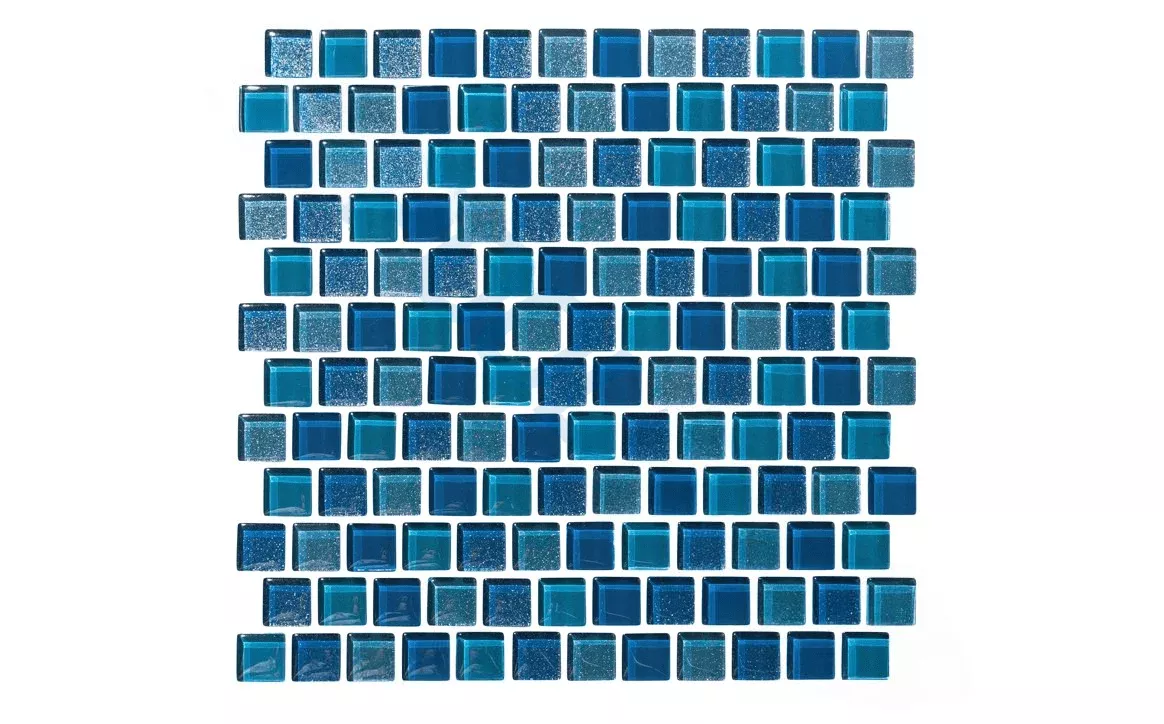 NPT ORN-PEACOCK1X1 Orion Collection Peacock Tile 1" x 1"