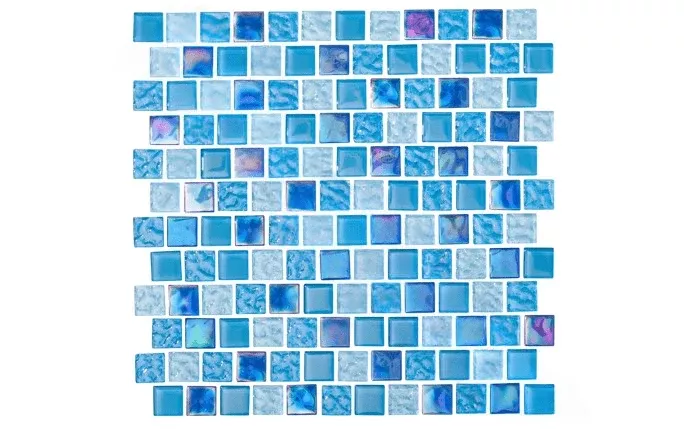 NPT SCA-LAGOON Seascape Collection Lagoon Tile 1" x 1"