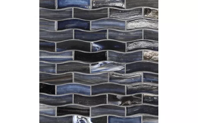 NPT TET-ONYX Tetra Collection Onyx Interlocking Tile
