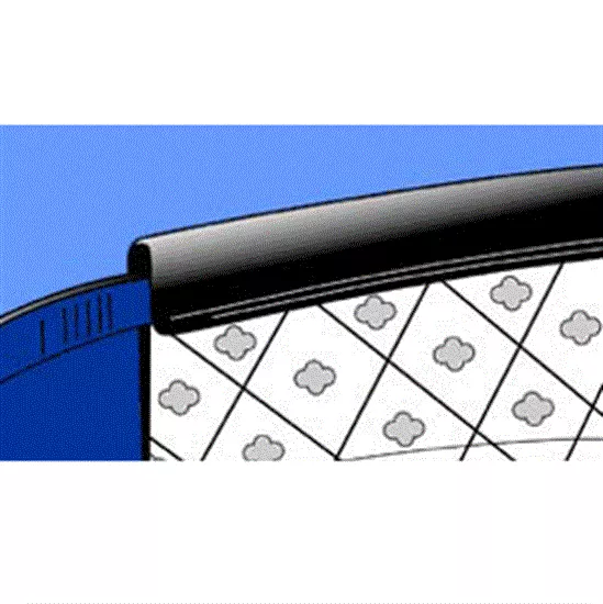 Overlap Liner Coping for 18′ x 33′ Oval Pool – 43 Strips