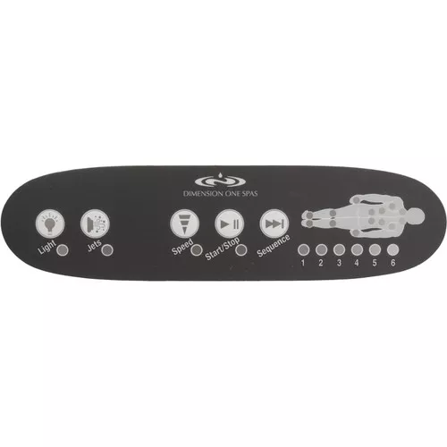 Overlay Dimension One TSC-42 5 Button Gray 01560-5001