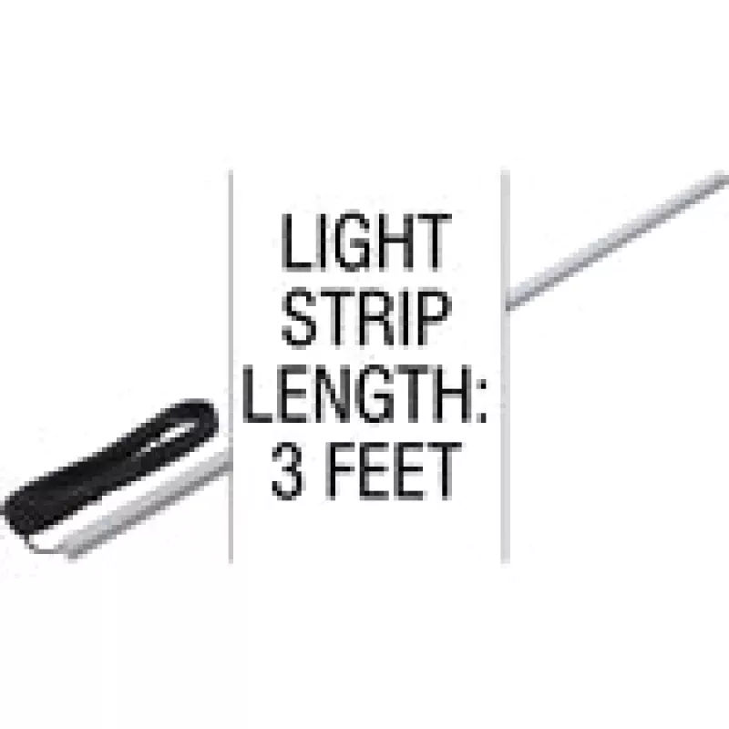 Pal Lighting 3′ LED Strip Light Lead with Waterblade Differential Lens and 65′ Cord 57-330-2104