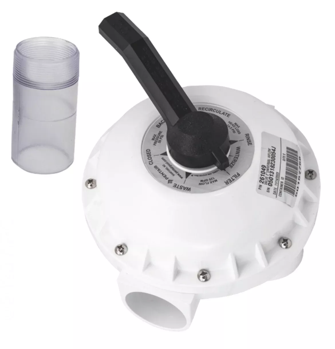 Pentair 261049 Hi-Flow 2″ Backwash Valve