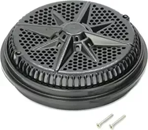 Pentair Black StarGuard 8″ Main Drain Cover with Long Ring, 500100