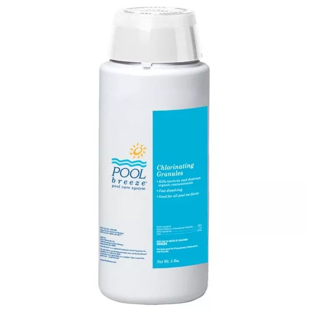 Pool Breeze Dichlor Chlorine Granules 5 lb Bottle | 88403