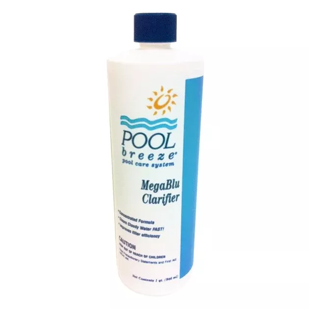 Pool Breeze Megablu Concentrated Clarifier 32 fl oz Bottle | 88482