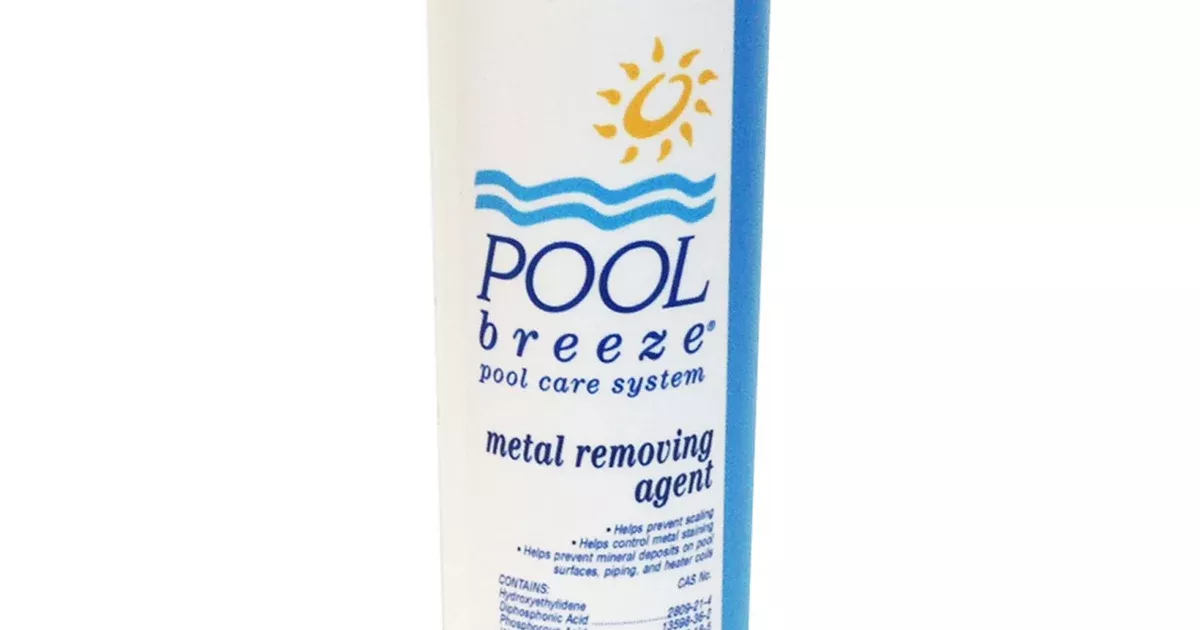 Pool Breeze Metal Removing Agent 32 fl oz Bottle | 88495