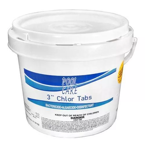 Pool Care 3″ 7-Day Chlorinating Tablets – 25 lb Pail