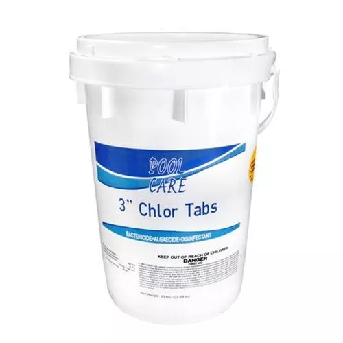 Pool Care 3″ 7-Day Chlorinating Tablets – 50 lb Pail