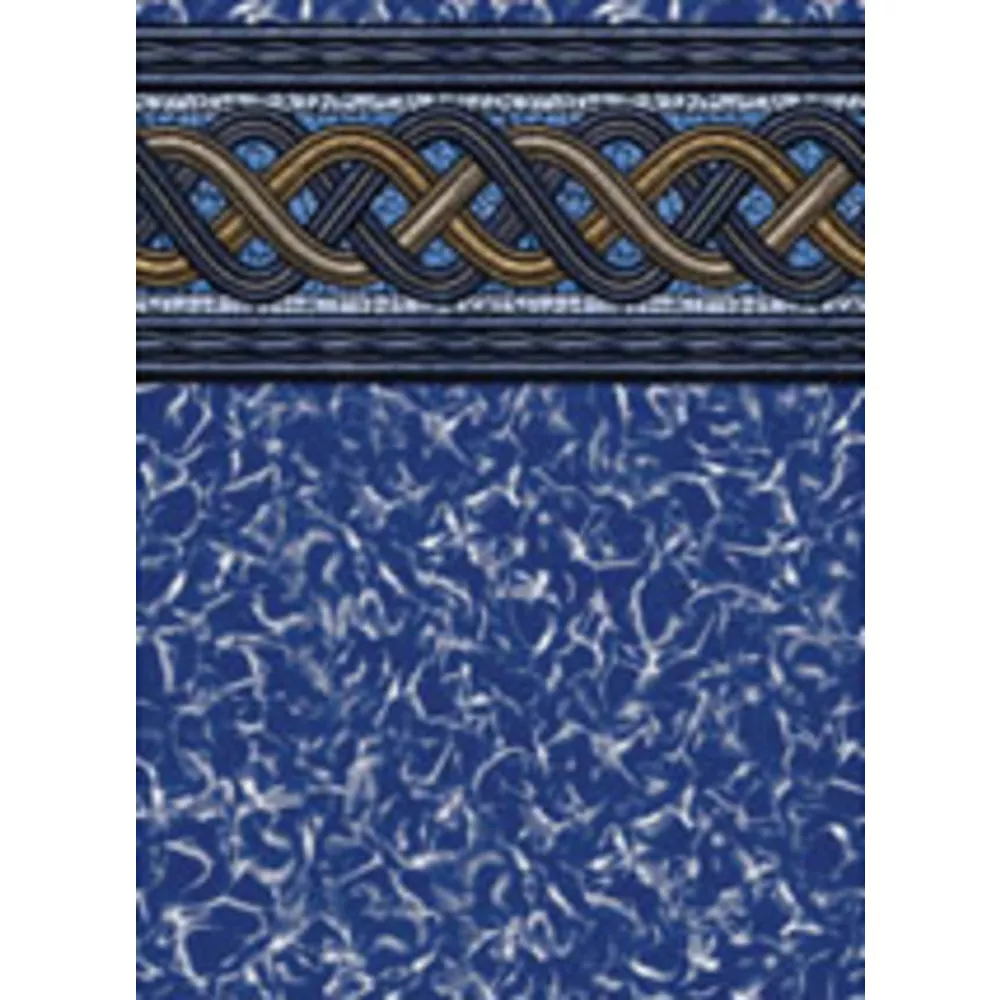 Pool Liner | Ocean Blue | Crystal Wave Unibead Liner | 15×30 Oval | 54 Inch Wall Compatible