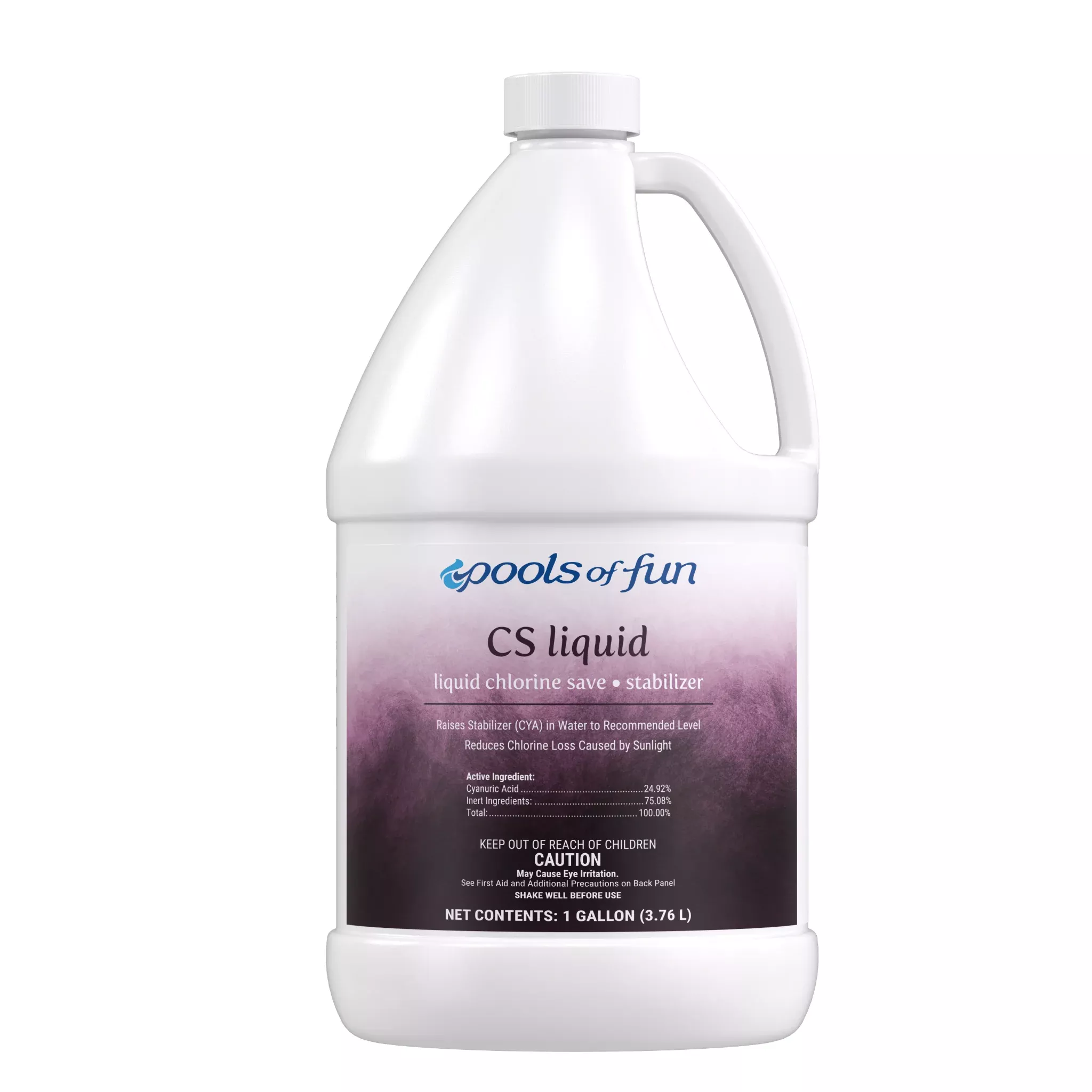 Pools of Fun – CS Liquid Chlorine Save – Stabilizer 1 Gal