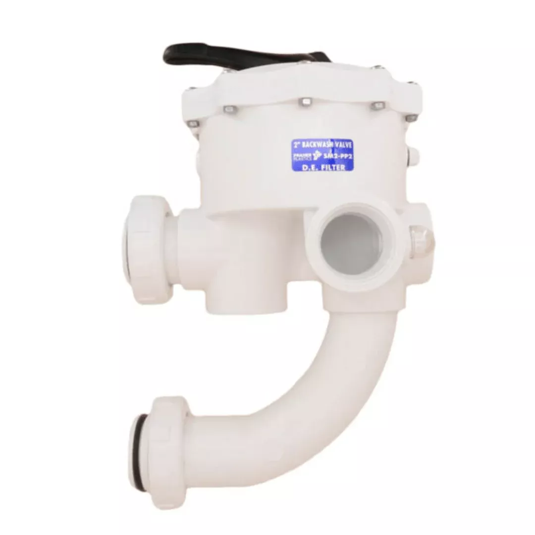 Praher Plastics SM2-PP2 2″ ABS Pre-Plumbed Side Mount Multiport Valve