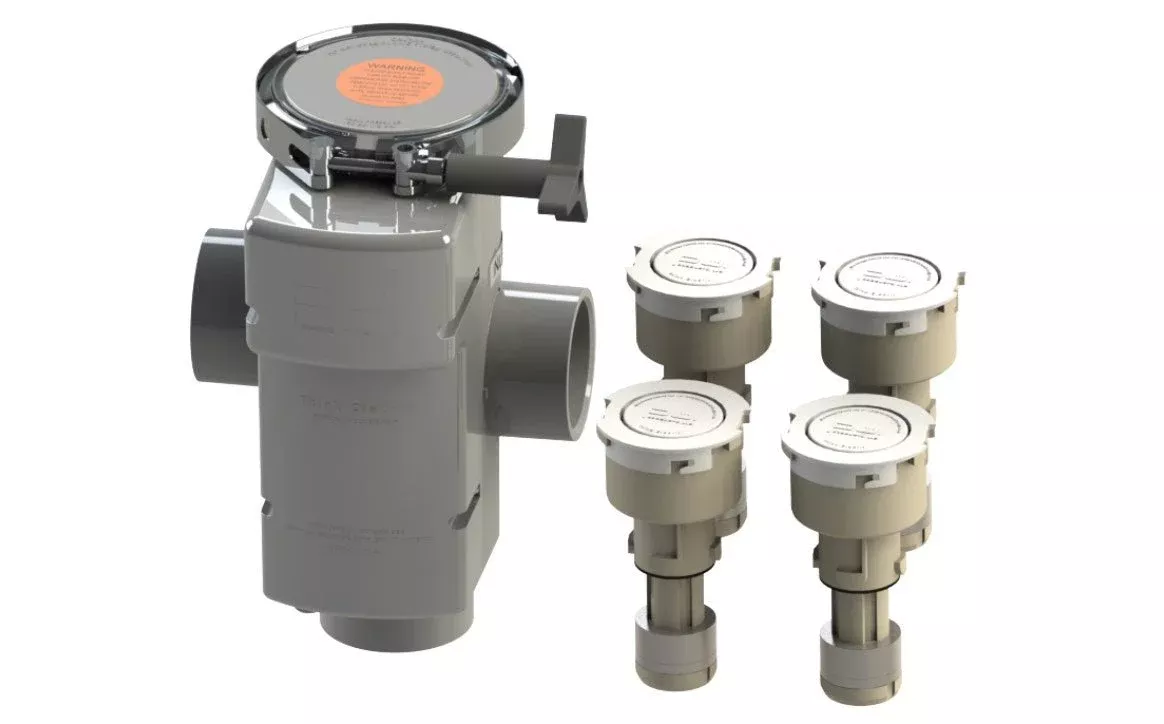 PUL Products CIR-SYS-BL Cirk System 4 Heads Black
