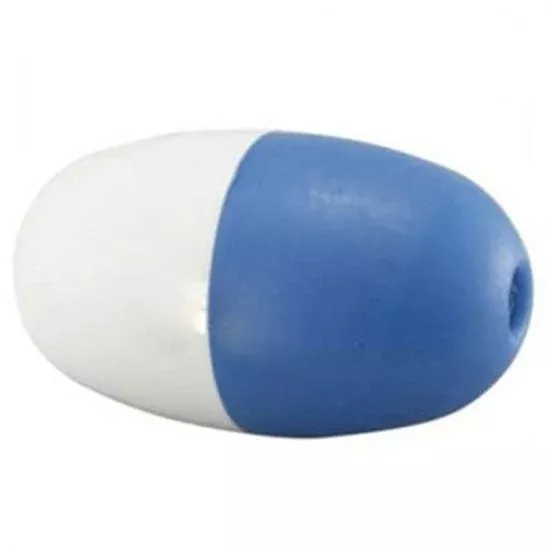 Rainbow 3" x 5" Blue And White Float