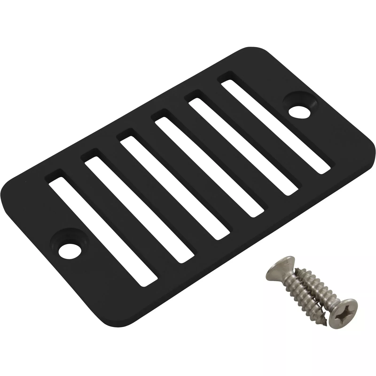Rectangular Grate W/ Screws (Bk) : 25533-004-010