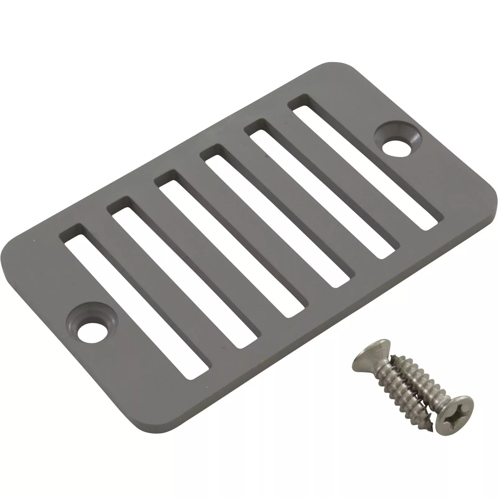 Rectangular Grate W/ Screws (Gy) : 25533-001-010