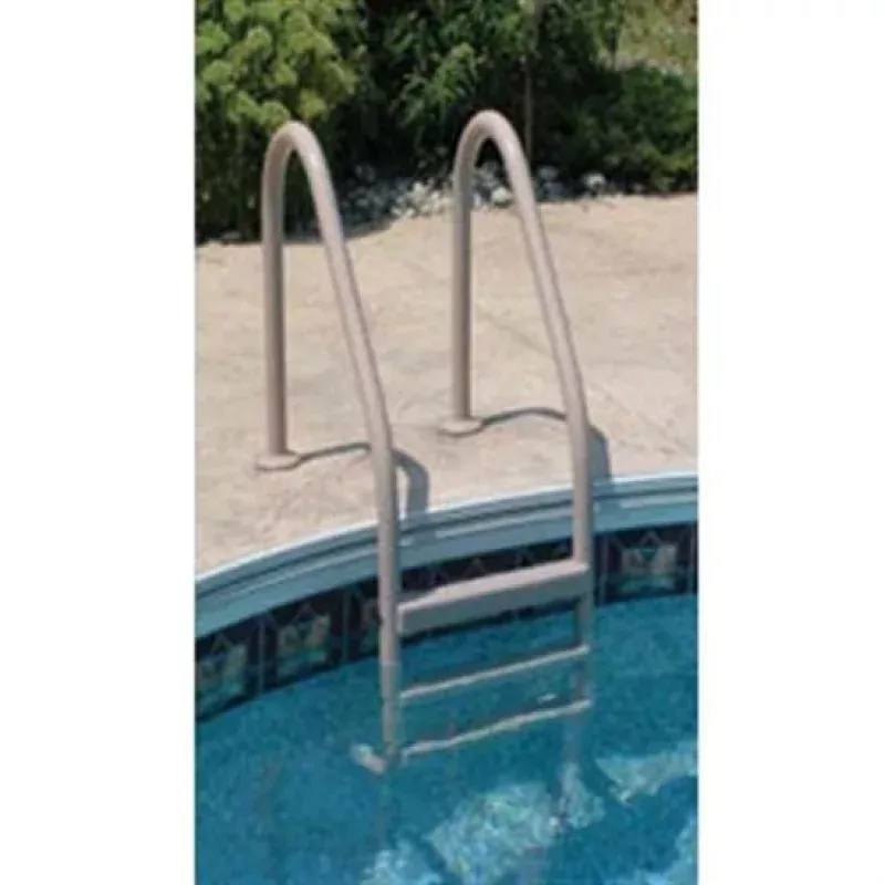 Saftron 3 Step In Ground Polymer Ladder – Gray