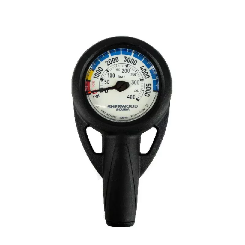 Sherwood 5000 PSI Pressure Gauge w/ Protective Boot