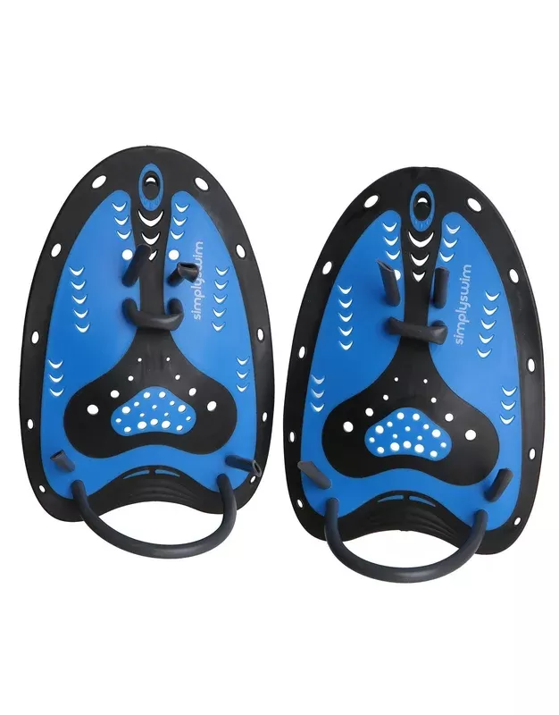 Simply Swim Hand Swim Paddle – Black & Blue