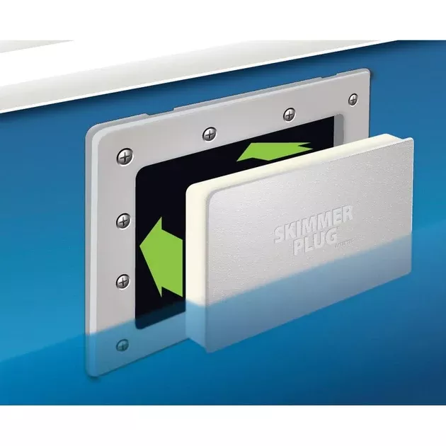 Simpool Standard Skimmer Plug for Hayward SP1090, 1091LX, Square, Aboveground | AGSD-H