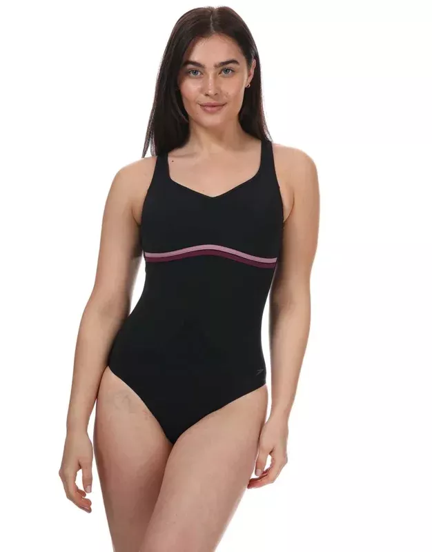 Speedo Sculpture Contourluxe Swimsuit – Black