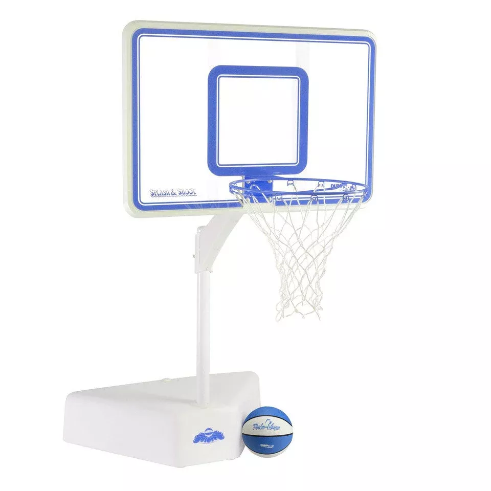 Splash and Shoot Clear Pool Basketball Game – Blue
