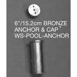 Sr Smith 6" Bronze Anchor With Cap | WS-POOL-ANCHOR