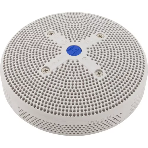 Suction Cover, HydroAir Repl, 6", 224gpm, w/Screws, White : 6HPHA101