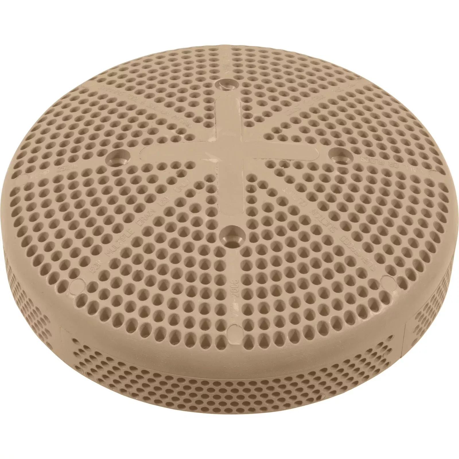 Suction Cover Only, CMP, Fiberglass Pool, (Vgba) Tan : 25215-009-003