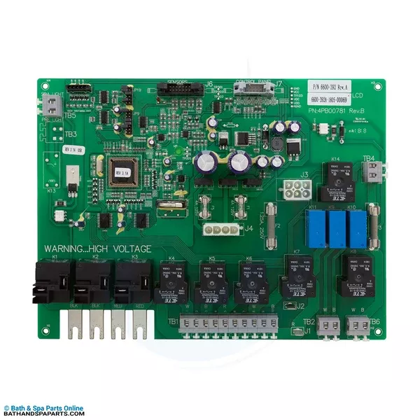Sundance PCB [Spas 3-Pump LCD 60Hz 2014] (6600-392)