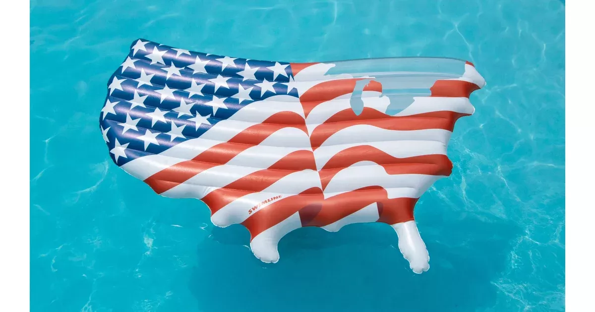 Swimline America Map Island Float | 90366