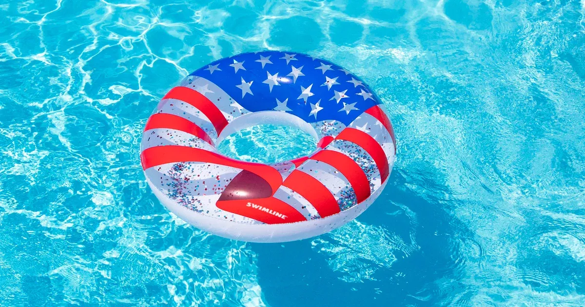 Swimline Americana Glitter Ring, 36" | 90199